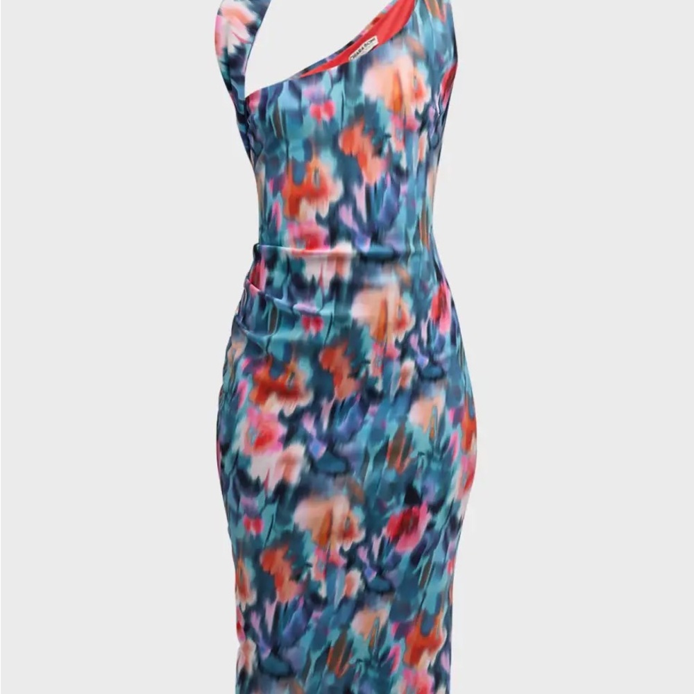 Chiara Boni One Shoulder Floral Dress - Multicolor